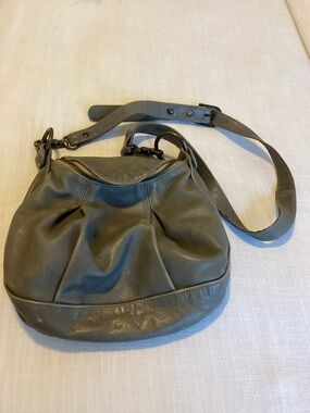 Littlewings Designs Ronnie Handbag Olive Pleated Leather Granola Girl 02/20/03